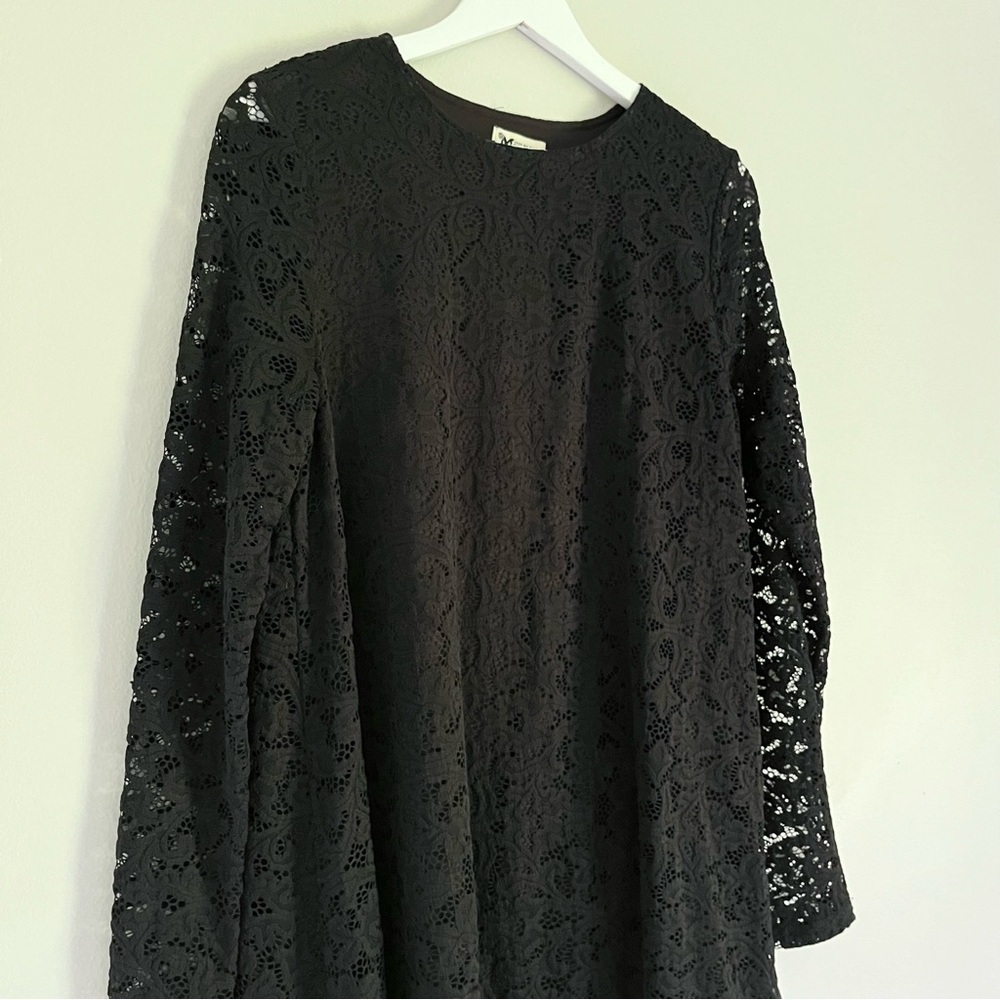 NWT Show Me Your MuMu Women’s Lace Tyler Tunic‎ Mini Dress Black Size Small - Picture 6 of 11